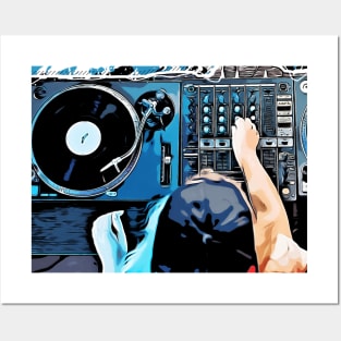 DJ music set #dj Posters and Art